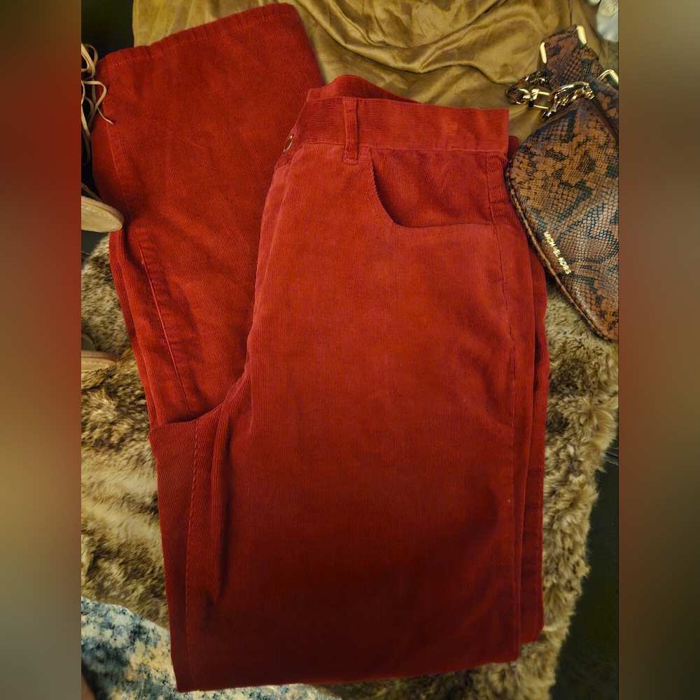Chaps Deep burgundy/red  pants